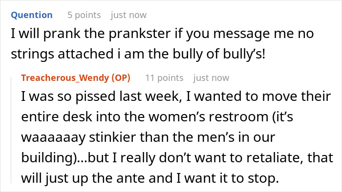 Woman Praised For Standing Up To Obnoxious Office Prankster Making Her “Lose Her Sanity” With All The Pranking