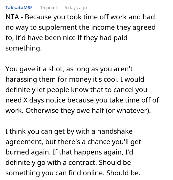 "The Price For Those 3 Days Was Going To Be $840": Babysitter Asks Parents To Still Pay Her For Her Service When They Cancel Last Minute "The Price For Those 3 Days Was Going To Be $840": Babysitter Asks Parents To Still Pay Her For Her Service When They Cancel Last Minute