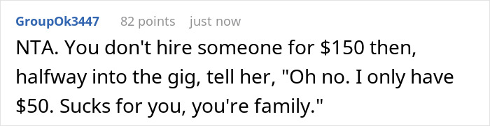 21 Y.O. Professional Babysitter Gets Manipulated Into Changing The Price ‘For Family’, Drops The Child At Another Relative's 21 Y.O. Professional Babysitter Gets Manipulated Into Changing The Price ‘For Family’, Drops The Child At Another Relative's