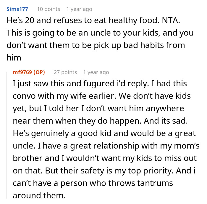 Guy Bans His 20 Y.O. Picky Eater BIL From His Home After He Lost His Temper Over Not Being Able To Order Pizza Hut