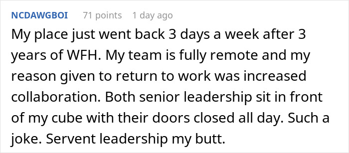 Company Breaks Promise That “Working From Home Would Be Permanent” And Workers Are Angry Company Breaks Promise That “Working From Home Would Be Permanent” And Workers Are Angry