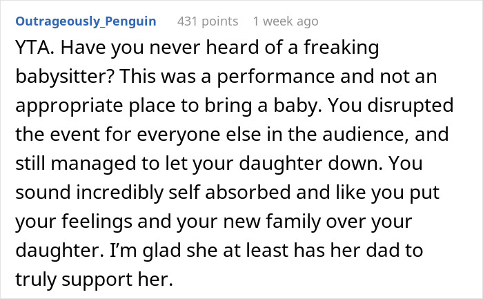 “This Has Caused Drama I Was Not Expecting”: Mom Misses Daughter’s School Performance Because Of Baby, Doesn’t Get Why She’s A Jerk