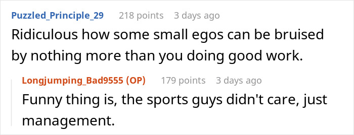"I’m Not Assigned To The Sports Department": Writer Receives An Unfair Write-Up, Complies Maliciously And Vows Not To Help Colleagues Instead "I’m Not Assigned To The Sports Department": Writer Receives An Unfair Write-Up, Complies Maliciously And Vows Not To Help Colleagues Instead