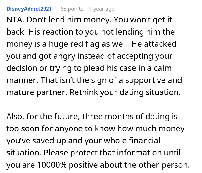 "Am I A Jerk For Refusing To Loan My Boyfriend $5,000?": Woman Defends Her Decision To Get Plastic Surgery Instead Of Giving Money To New BF "Am I A Jerk For Refusing To Loan My Boyfriend $5,000?": Woman Defends Her Decision To Get Plastic Surgery Instead Of Giving Money To New BF