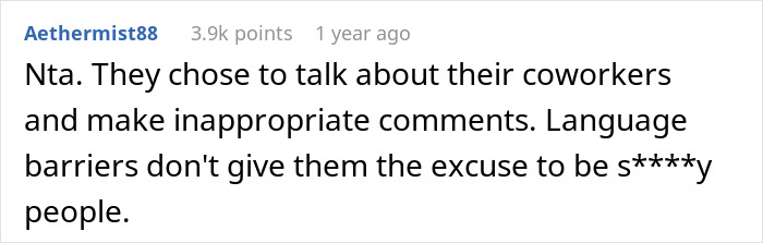 Workplace Drama Arises After Mexican Workers Mistakenly Assume Their New Coworker Doesn't Understand Spanish, Start Badmouthing Her Workplace Drama Arises After Mexican Workers Mistakenly Assume Their New Coworker Doesn't Understand Spanish, Start Badmouthing Her