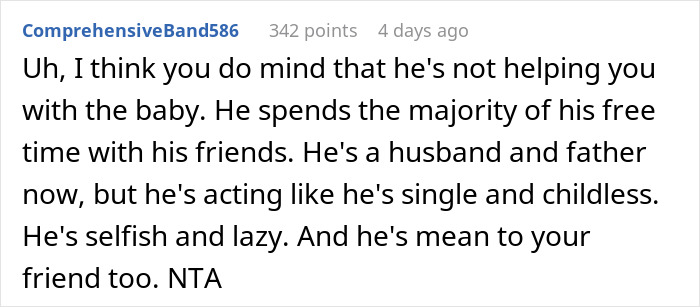 Entitled Husband Disrespects Wife’s Best Friend, Woman Confronts Him In Front Of His Friends
