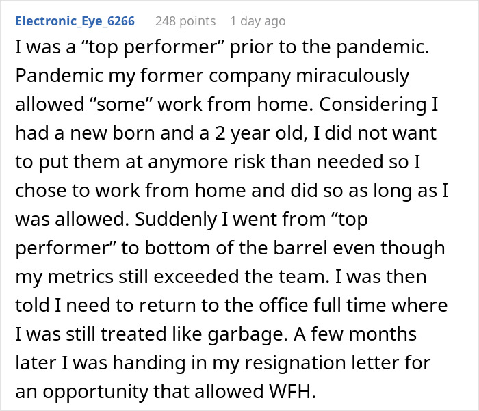 "She Should Expect My Resignation By The End Of The Day": Boss Regrets Demanding Her Best Employee Come To The Office More Often "She Should Expect My Resignation By The End Of The Day": Boss Regrets Demanding Her Best Employee Come To The Office More Often