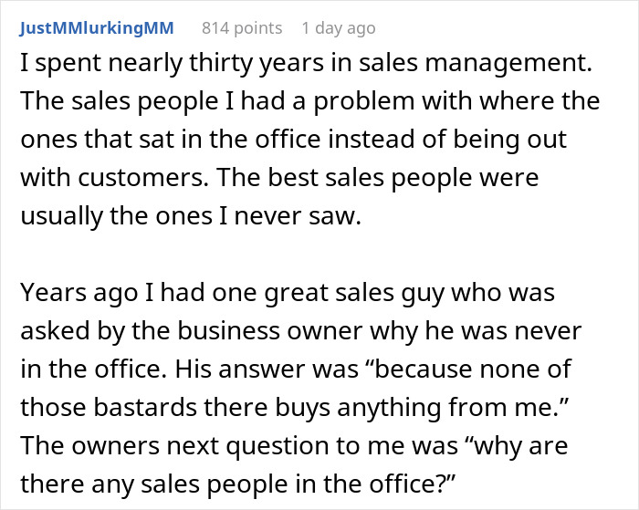 "She Should Expect My Resignation By The End Of The Day": Boss Regrets Demanding Her Best Employee Come To The Office More Often "She Should Expect My Resignation By The End Of The Day": Boss Regrets Demanding Her Best Employee Come To The Office More Often
