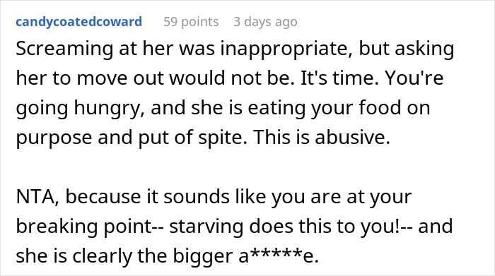 "She'll Leave Me With Plain Crackers": Guy Has To Go Hungry Because His Unemployed GF Eats Everything, He Finally Snaps "She'll Leave Me With Plain Crackers": Guy Has To Go Hungry Because His Unemployed GF Eats Everything, He Finally Snaps