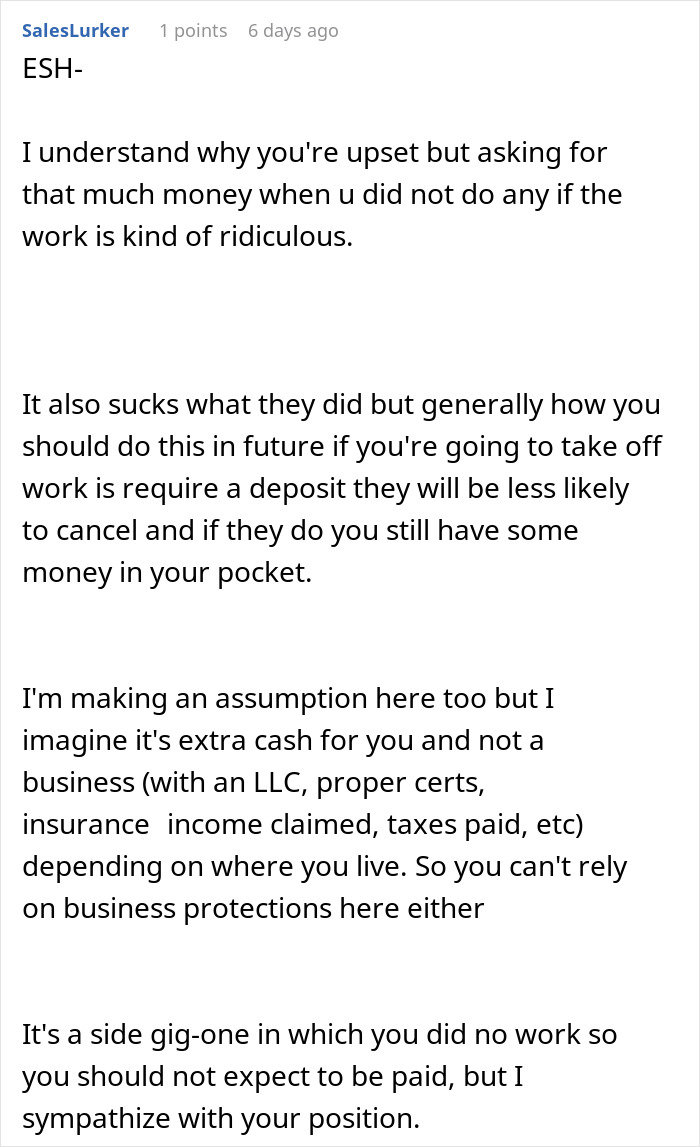 "The Price For Those 3 Days Was Going To Be $840": Babysitter Asks Parents To Still Pay Her For Her Service When They Cancel Last Minute "The Price For Those 3 Days Was Going To Be $840": Babysitter Asks Parents To Still Pay Her For Her Service When They Cancel Last Minute