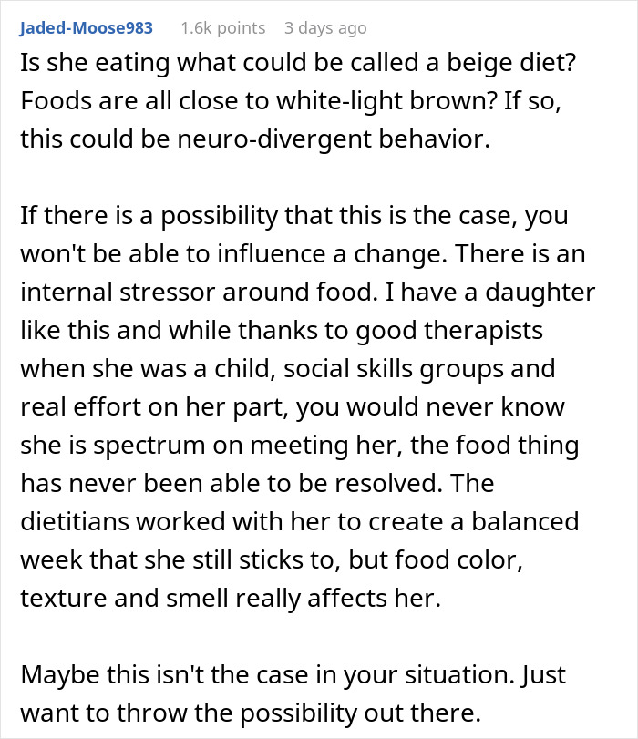 "Am I A Jerk For Refusing To Take My Girlfriend To Nice Places Because She Eats Like A Kid?" "Am I A Jerk For Refusing To Take My Girlfriend To Nice Places Because She Eats Like A Kid?"