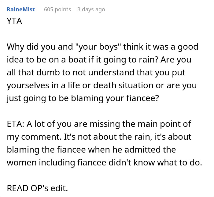 "She Has The Survival Instinct Of A Panda Raised In Captivity": Guy Reprimands Fiancée After She Panics In A Dangerous Situation "She Has The Survival Instinct Of A Panda Raised In Captivity": Guy Reprimands Fiancée After She Panics In A Dangerous Situation