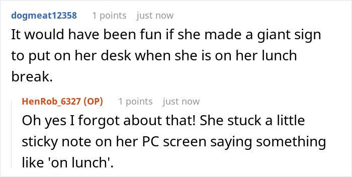 “She Took Breaks As Frequently As The Smokers Did”: Employee Gets Reported For Being On Her Phone During Lunchtime, Ends Up Maliciously Complying “She Took Breaks As Frequently As The Smokers Did”: Employee Gets Reported For Being On Her Phone During Lunchtime, Ends Up Maliciously Complying