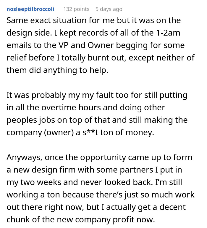 "In A Meeting, I Told My Boss My Workload Was Too Large, He Responded By Adding More Workload, I Resigned As He Said That" "In A Meeting, I Told My Boss My Workload Was Too Large, He Responded By Adding More Workload, I Resigned As He Said That"