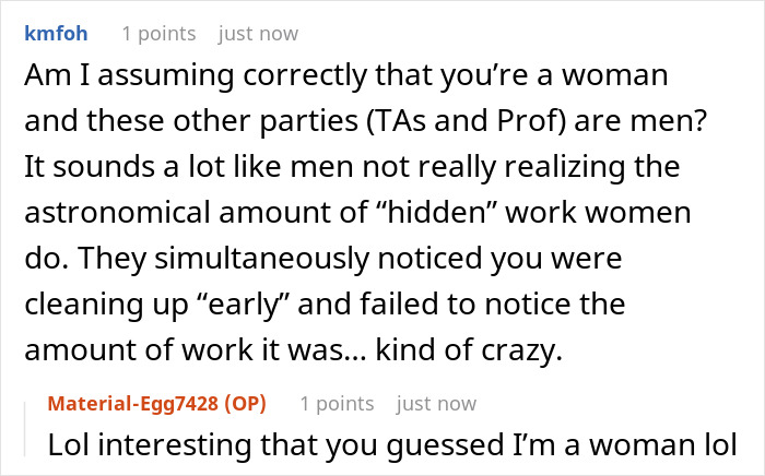 Professor Abuses Assistant's Time, Is Shocked When Their Overtime Runs Out And Things Hit The Fan Professor Abuses Assistant's Time, Is Shocked When Their Overtime Runs Out And Things Hit The Fan
