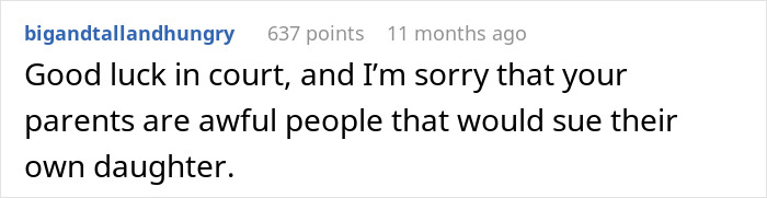 Parents Sue Second Child After First-Born Dies Without Leaving Them Anything