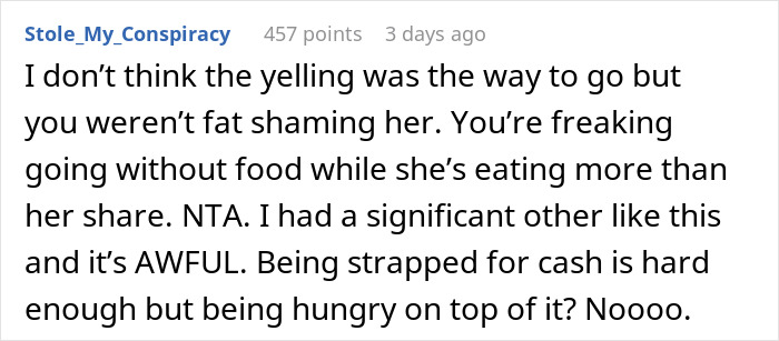 "She'll Leave Me With Plain Crackers": Guy Has To Go Hungry Because His Unemployed GF Eats Everything, He Finally Snaps "She'll Leave Me With Plain Crackers": Guy Has To Go Hungry Because His Unemployed GF Eats Everything, He Finally Snaps