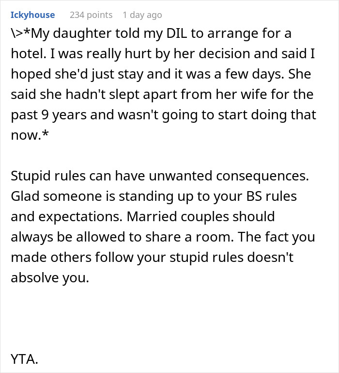 Woman Wonders If She Is A Jerk For Making Her Daughter Sleep Separately From Her Wife