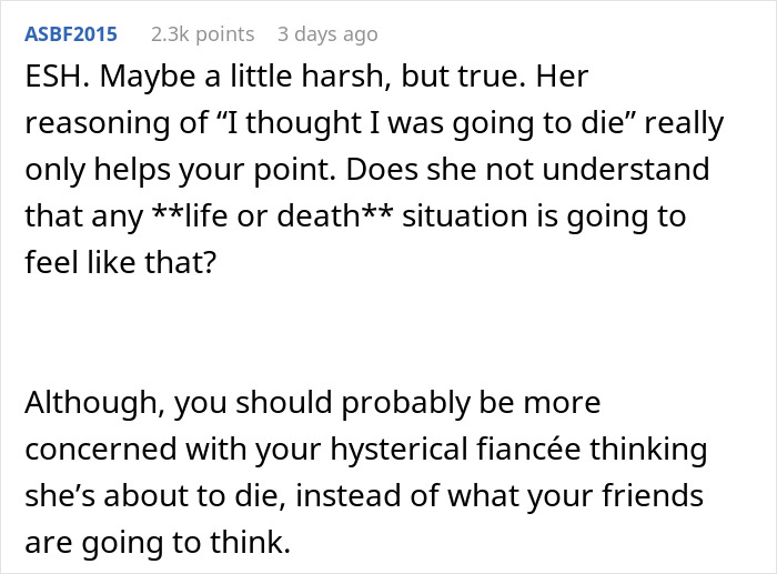 "She Has The Survival Instinct Of A Panda Raised In Captivity": Guy Reprimands Fiancée After She Panics In A Dangerous Situation "She Has The Survival Instinct Of A Panda Raised In Captivity": Guy Reprimands Fiancée After She Panics In A Dangerous Situation