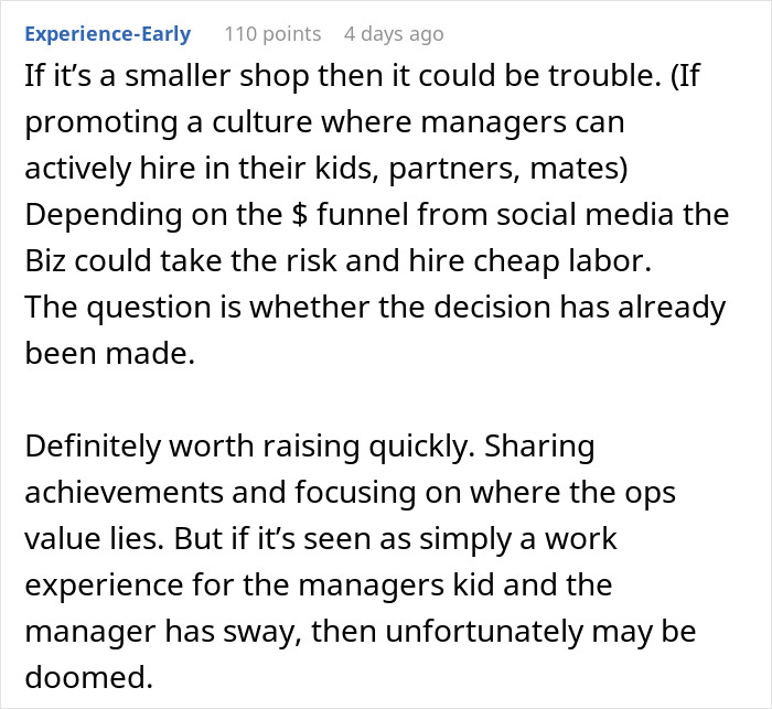 Efficient Employee Asks For A Raise, New Manager Threatens To Replace Them With His Teen Daughter At A Cheaper Rate