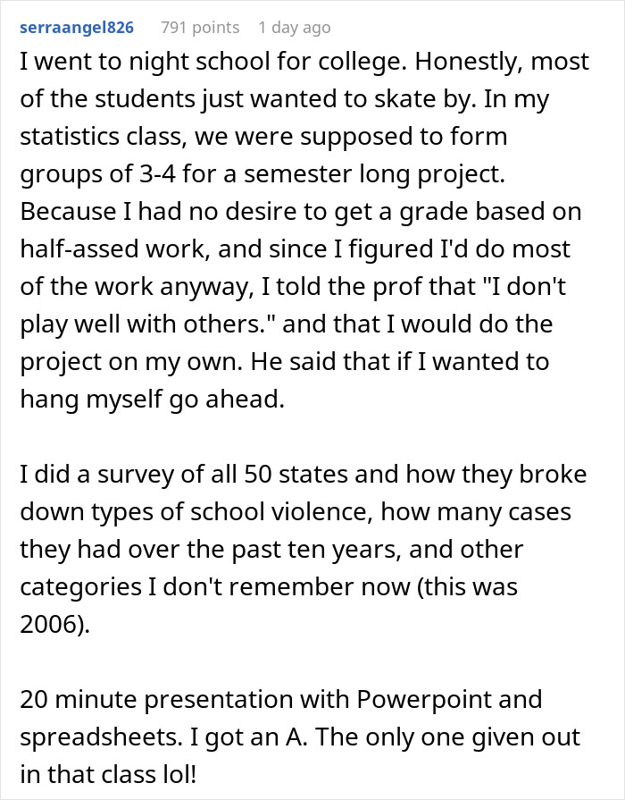 “You’re A Woman And Will Do As I Say”: Guy Demands His Classmate Do His Part Of Group Presentation, She Maliciously Complies