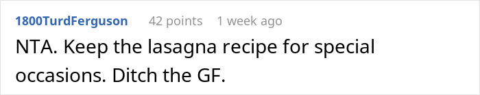 Woman Mocks GF’s Signature Lasagna, Gets Insulted After She Serves Her A Premade One The Next Time Woman Mocks GF’s Signature Lasagna, Gets Insulted After She Serves Her A Premade One The Next Time