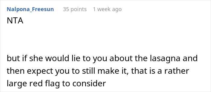 Woman Mocks GF’s Signature Lasagna, Gets Insulted After She Serves Her A Premade One The Next Time Woman Mocks GF’s Signature Lasagna, Gets Insulted After She Serves Her A Premade One The Next Time