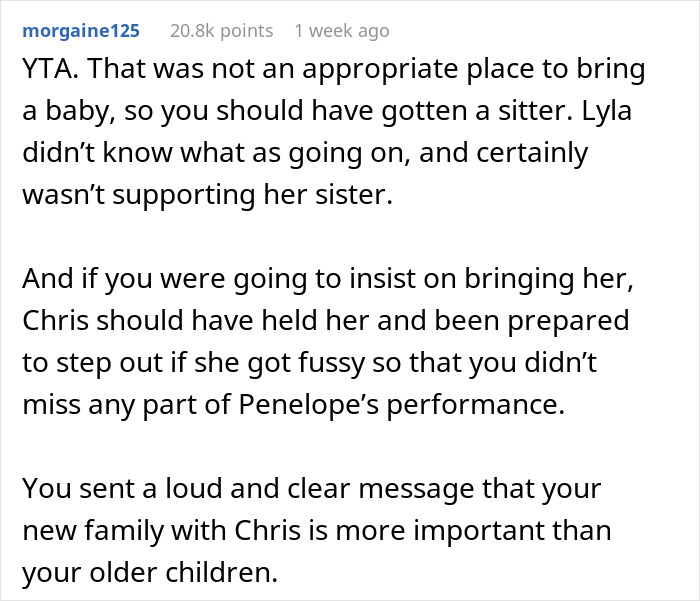 “This Has Caused Drama I Was Not Expecting”: Mom Misses Daughter’s School Performance Because Of Baby, Doesn’t Get Why She’s A Jerk