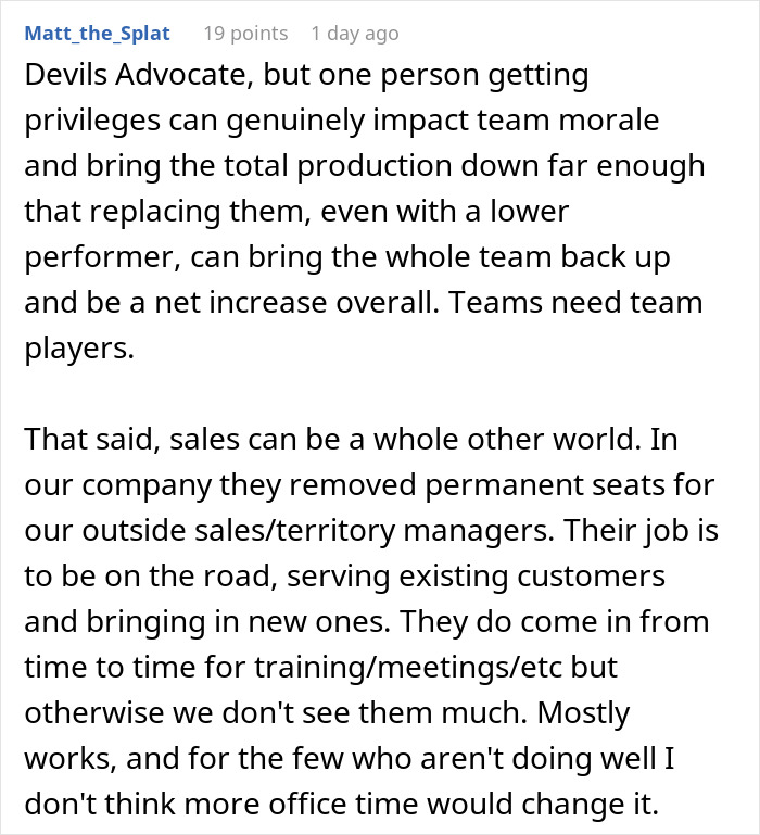 "She Should Expect My Resignation By The End Of The Day": Boss Regrets Demanding Her Best Employee Come To The Office More Often "She Should Expect My Resignation By The End Of The Day": Boss Regrets Demanding Her Best Employee Come To The Office More Often