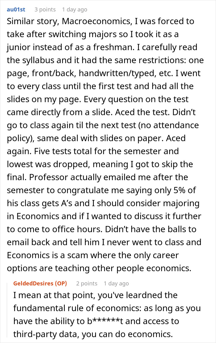 Self-Absorbed Professor Is Brought Back To Reality After One Student Cracks The Code To Getting 100% Pass Rate Self-Absorbed Professor Is Brought Back To Reality After One Student Cracks The Code To Getting 100% Pass Rate