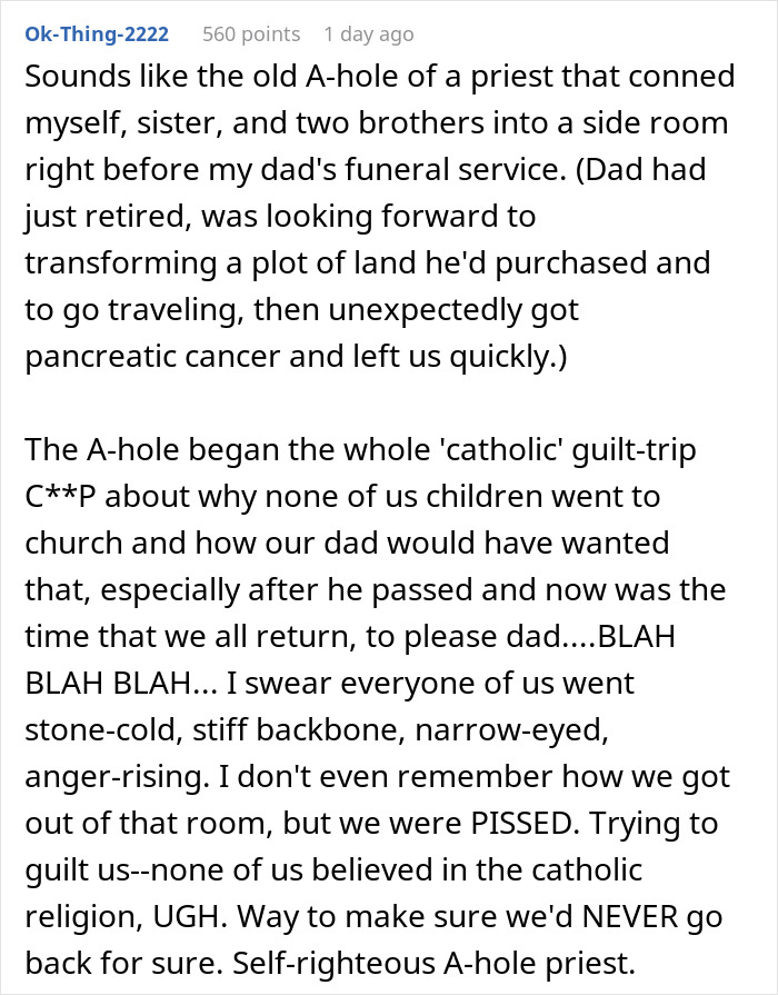 “In Fact, I Took Three Trips To That Church”: Guy Comes Back After Honeymoon, Gets Deacon Fired For Making His Wife And Sister Cry On His Wedding Day “In Fact, I Took Three Trips To That Church”: Guy Comes Back After Honeymoon, Gets Deacon Fired For Making His Wife And Sister Cry On His Wedding Day