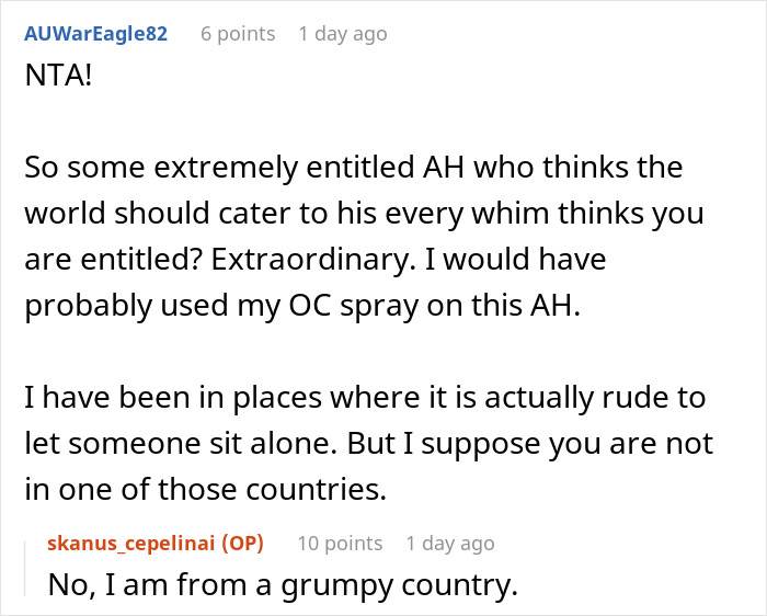 Woman On An Almost Empty Train Gets Labeled A Jerk By A Man For Refusing To Move Her Stuff So He Could Sit Next To Her For The Second Time