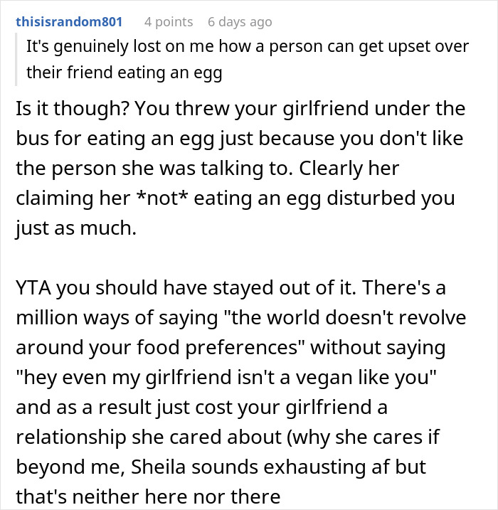 "She's Not A Vegan": Boyfriend Can't Take It Anymore, Calls Out Girlfriend On Her Lies "She's Not A Vegan": Boyfriend Can't Take It Anymore, Calls Out Girlfriend On Her Lies