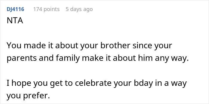 Teen Is Fed Up With Having To Celebrate Her Birthday With Her Little Brother, Infuriates Parents By Sabotaging It This Year Teen Is Fed Up With Having To Celebrate Her Birthday With Her Little Brother, Infuriates Parents By Sabotaging It This Year