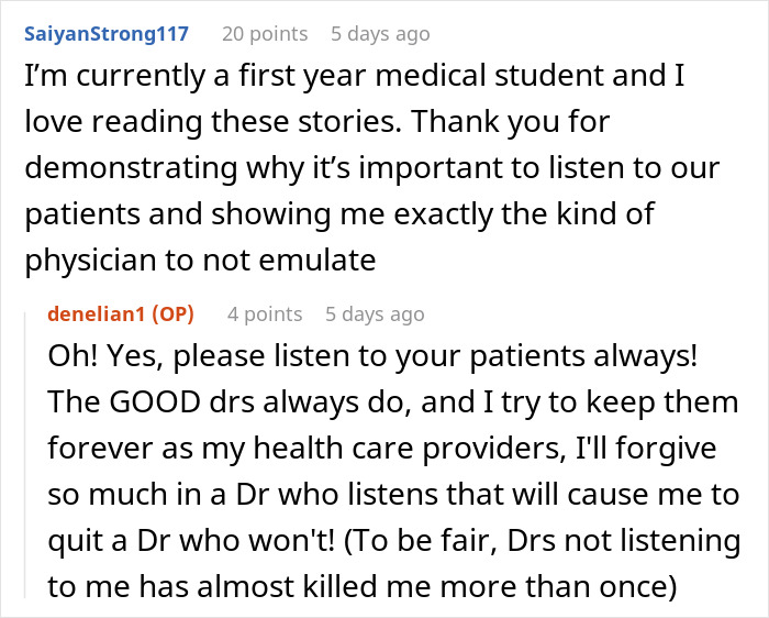 "Not The Shoes, They Cost Me $300!": Patient’s Revenge Story Of Barfing On Doctor For Ignoring Her Medicine Allergies "Not The Shoes, They Cost Me $300!": Patient’s Revenge Story Of Barfing On Doctor For Ignoring Her Medicine Allergies