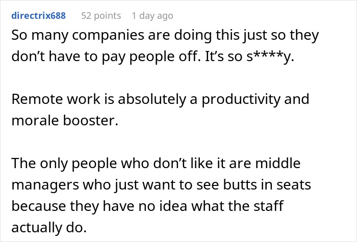 Company Breaks Promise That “Working From Home Would Be Permanent” And Workers Are Angry Company Breaks Promise That “Working From Home Would Be Permanent” And Workers Are Angry