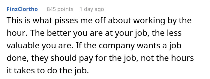 Person Tells How They Messed Up At Work By Doing The Job 5 Times Faster Than The Previous Employee Person Tells How They Messed Up At Work By Doing The Job 5 Times Faster Than The Previous Employee