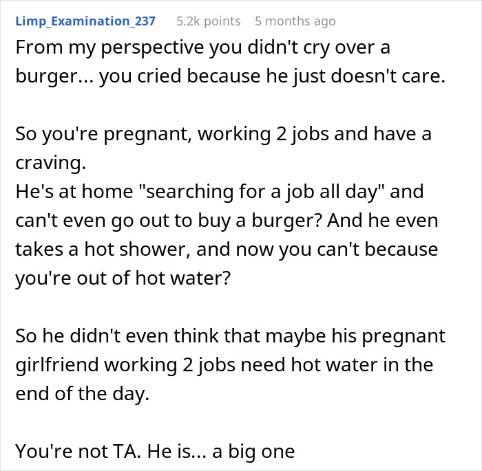 Guy Fails To Get Pregnant Girlfriend A Burger Despite Sitting At Home All Day While She Worked, She Kicks Him Out