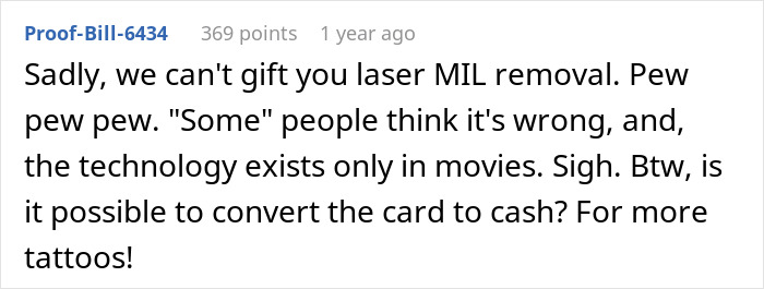 MIL’s Rude $500 Gift Gets Given Away To Someone Who Needs It