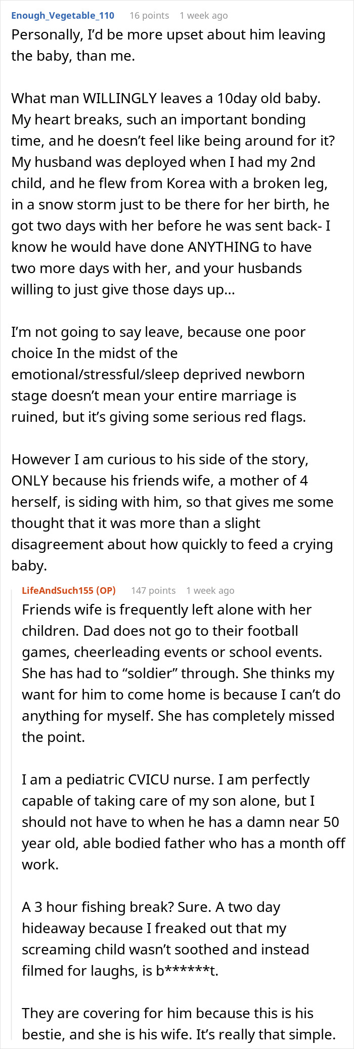 Wife Is Lost And Confused After Her Husband Leaves Her And Their Baby 10 Days After Her C-Section To Stay With His Friends