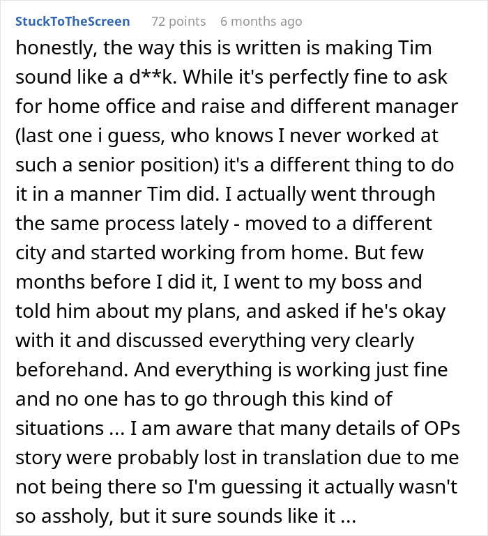 Boss Tells Senior Programmer To Move Back To NYC For Work, So He Quits, And The Company Quickly Realizes How Essential He Was Boss Tells Senior Programmer To Move Back To NYC For Work, So He Quits, And The Company Quickly Realizes How Essential He Was