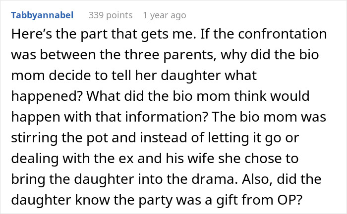 Man Gets Called A “Bad Dad” Over Inability To Buy Daughter $5K Worth Of Gifts, Stepmom Cancels The Teen’s Birthday Party In Return