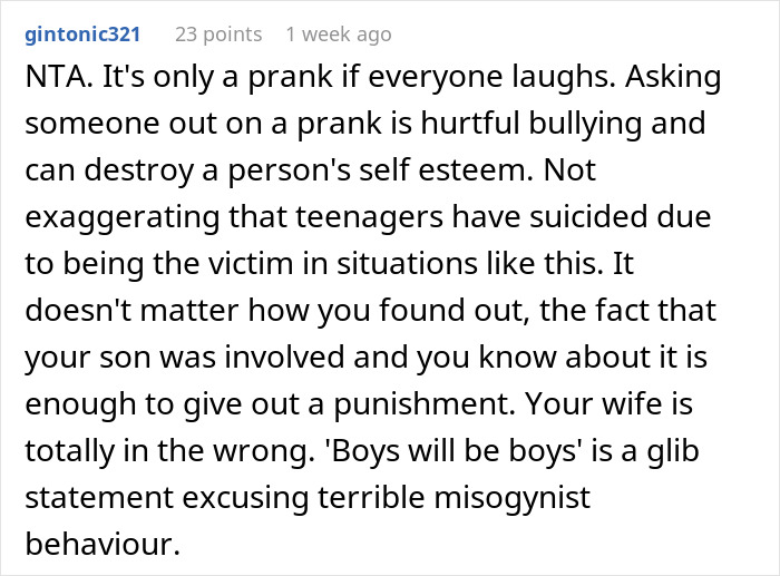 Dad Overhears Son Bragging About Asking A Girl On A Date As A Prank, Teaches Him A Lesson Dad Overhears Son Bragging About Asking A Girl On A Date As A Prank, Teaches Him A Lesson