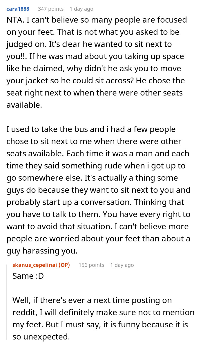 Woman On An Almost Empty Train Gets Labeled A Jerk By A Man For Refusing To Move Her Stuff So He Could Sit Next To Her For The Second Time Woman On An Almost Empty Train Gets Labeled A Jerk By A Man For Refusing To Move Her Stuff So He Could Sit Next To Her For The Second Time