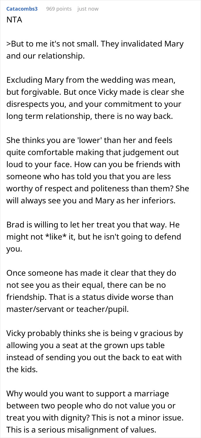 Man Rebels Against Friend's "No Ring No Bring" Wedding Rule After His Girlfriend Of 6 Years Isn't Invited Man Rebels Against Friend's "No Ring No Bring" Wedding Rule After His Girlfriend Of 6 Years Isn't Invited