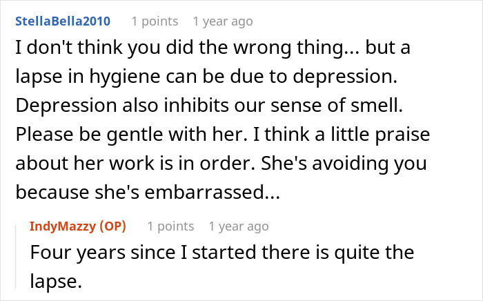 Person Avoids Coworker Who Stinks Of Cigarettes Until She Asks Why She Is Treated Differently, But Is “Crushed” By The Answer