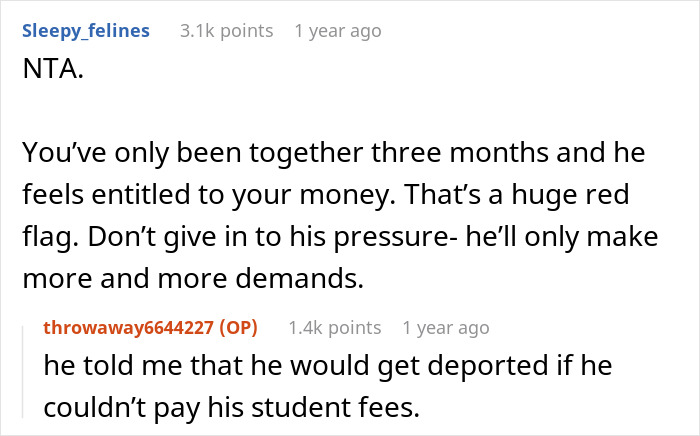 "Am I A Jerk For Refusing To Loan My Boyfriend $5,000?": Woman Defends Her Decision To Get Plastic Surgery Instead Of Giving Money To New BF "Am I A Jerk For Refusing To Loan My Boyfriend $5,000?": Woman Defends Her Decision To Get Plastic Surgery Instead Of Giving Money To New BF