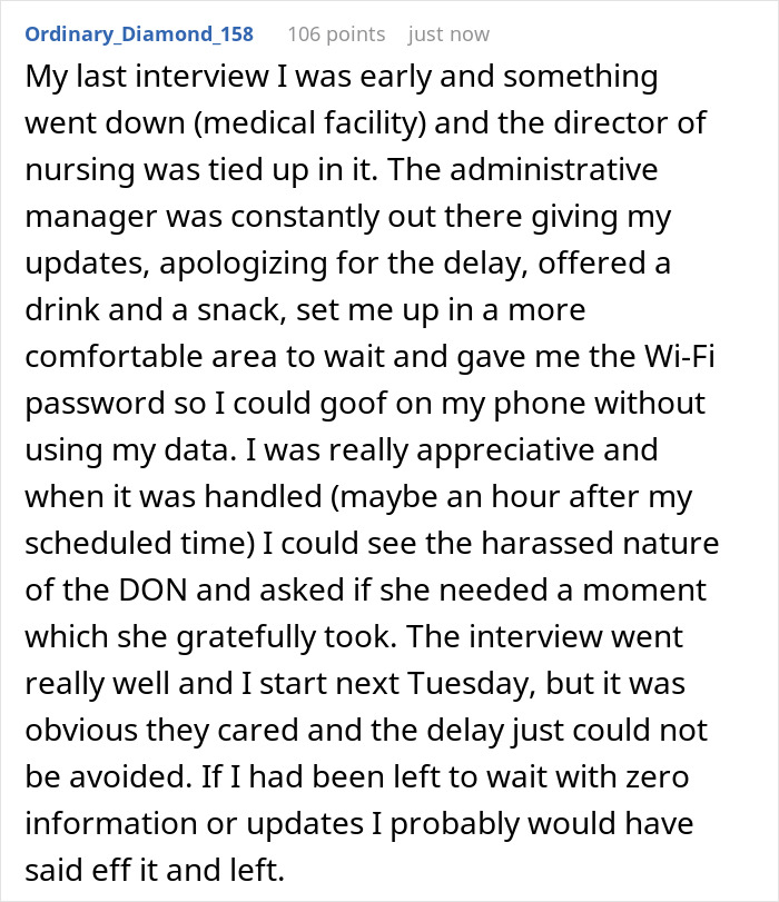 Irresponsible Recruiter Faces Rejection When Person Declines The Job Offer After They Failed To Be On Time For The Interview Irresponsible Recruiter Faces Rejection When Person Declines The Job Offer After They Failed To Be On Time For The Interview
