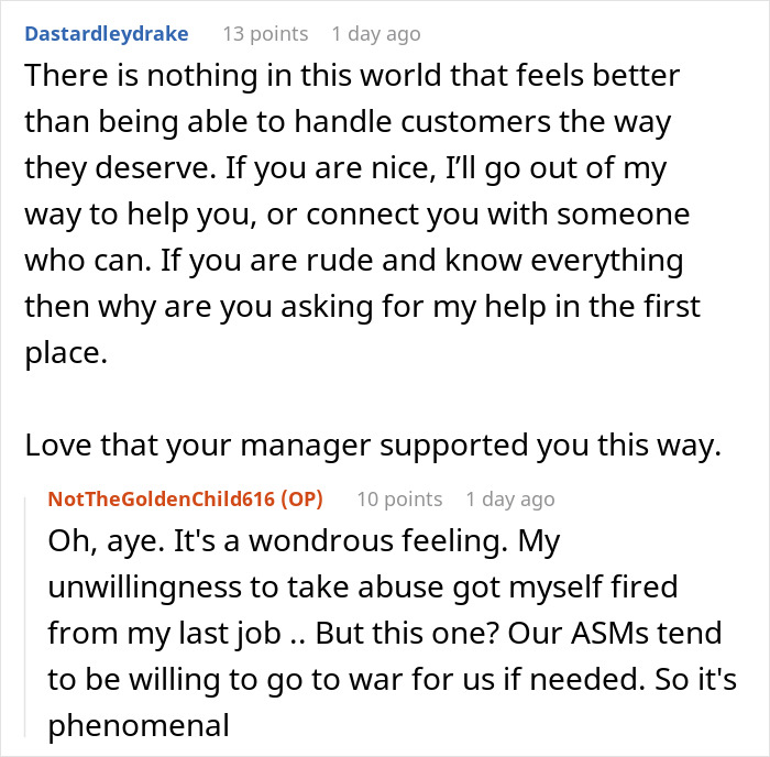 Karen Tries To Intimidate Worker, Demanding They “Do Their Job” And Help Her, So They Maliciously Comply Karen Tries To Intimidate Worker, Demanding They “Do Their Job” And Help Her, So They Maliciously Comply