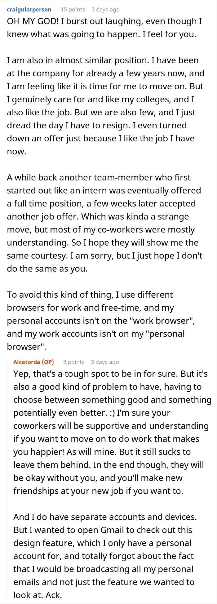 Woman Opens Up About Accidentally Showing Her Newly Accepted Job Offer To CEO Before She Gave Her Notice Woman Opens Up About Accidentally Showing Her Newly Accepted Job Offer To CEO Before She Gave Her Notice